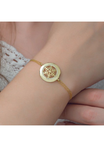 Gümüş Kar Tanesi Kadın Bileklik fiyatları