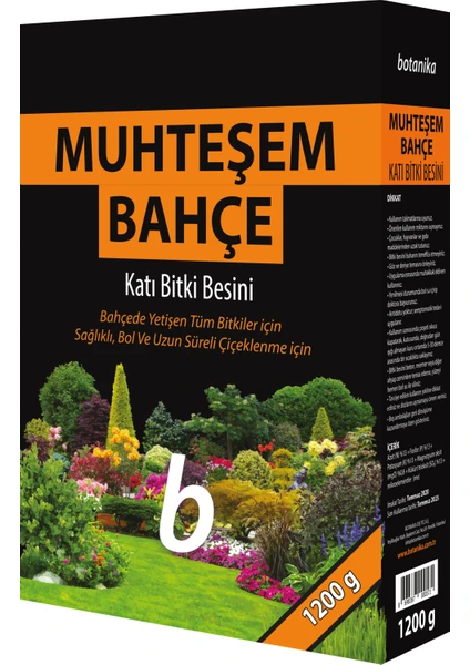 5330 Bahçe İçin Genel Kullanım Granül Katı Besin 1200 GR.