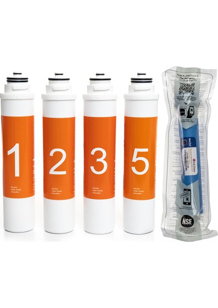 Waterlife Su Arıtma Cihazı Uyumlu Tak-Çevir 5'li Filtre Seti, Lg Membranlı fiyatları