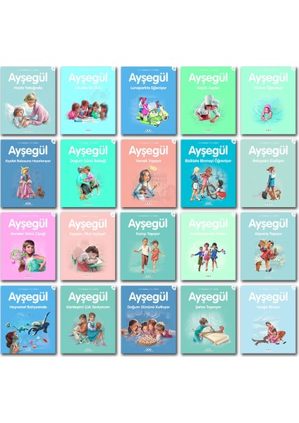 Ayşegül Ilk Okuma Serisi 20 Kitap 1. Sınıflar Hikaye Seti 1 - Gilbert Delahaye