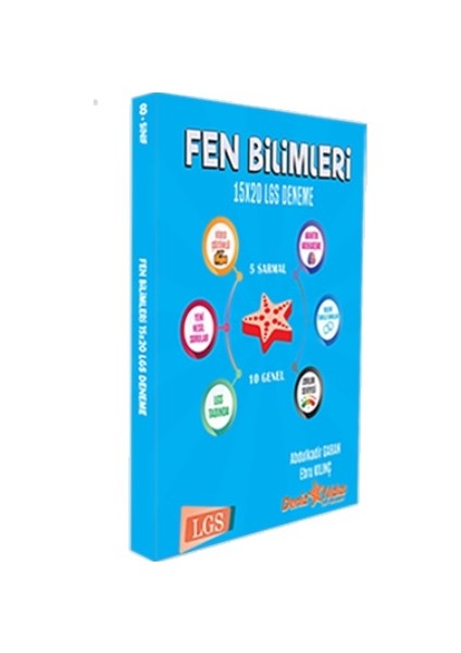 Deniz Yıldızı Yayınları LGS Fen Bilimleri 15 x 20 Branş Denemesi