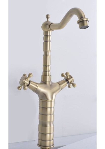 Lüx Antik Serisi Rustik Mutfak Evye Bataryası