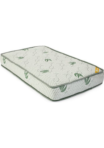 Aloe Vera Yaylı Bebek Yatağı 80X130