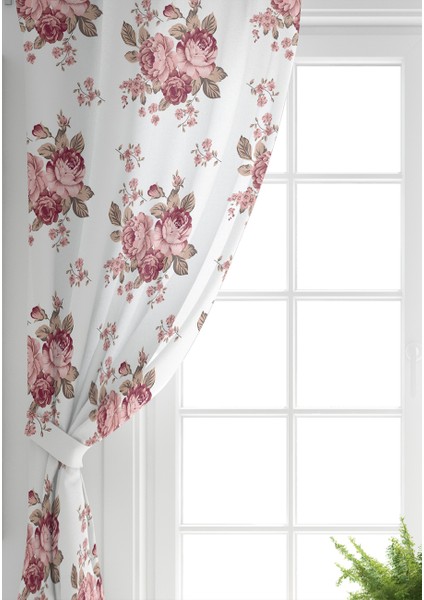 Çift Kanat RealHomes Özel Tasarım Dijtal Baskılı Modern Salon Fon Perdesi fiyatları