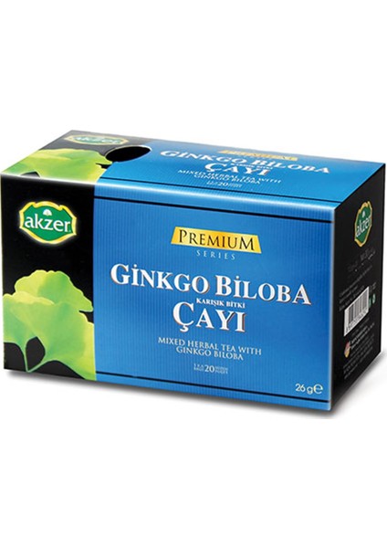 Ginkgo Biloba Çayı 20 Süzen Poşet 26 gr