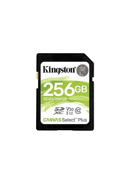 Sds2 256 GB Sdhc Canvas Select Plus 100R C10 Uhs-I U1 V10 Sd Hafıza Kartı