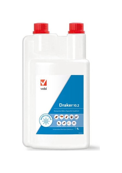 Vebi Böcek  Draker 10.2 Cs 1 Litre Genel Haşere  Dahil