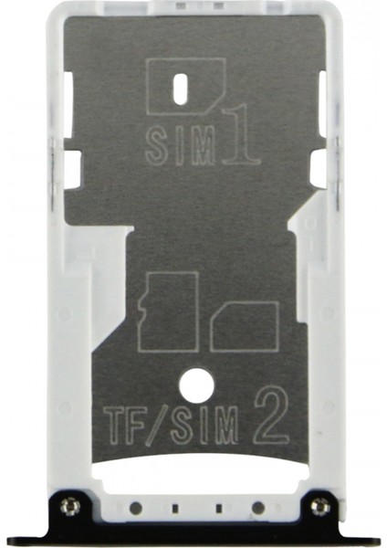 Xiaomi Redmi Note 4x Uyumlu Mmc Sim Metali Simkart Metali Gri