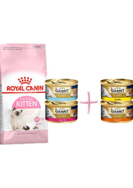 Kitten 2 kg + 4 Adet Gourmet