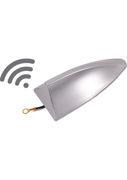 Vareste Trend Balık Sırtı Yapıştırma Elektronik Oto Tavan Anteni Gri YES405G Jaws Balina