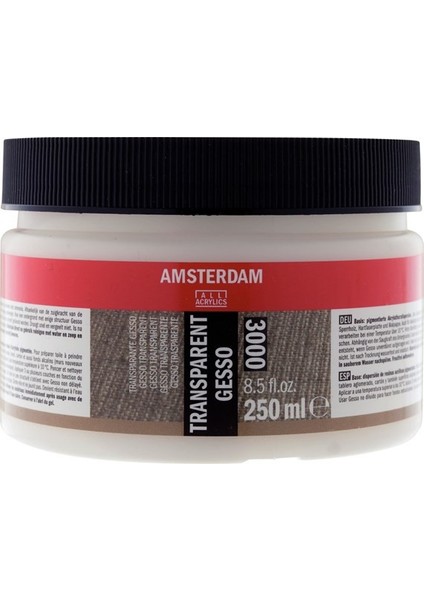 : Transparent Gesso : Şeffaf : 250 ml