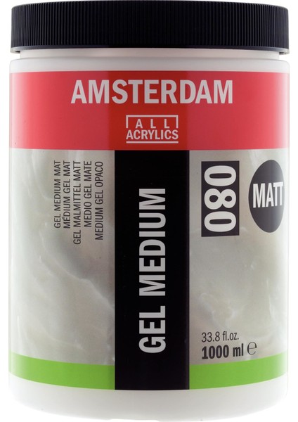 : Gel Medium : Matt : 080 : 1000 ml