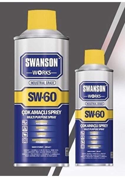 Swanson Works Sw-60 Pas Sökücü Korozyon Önleyici Çok Amaçlı 200 ml