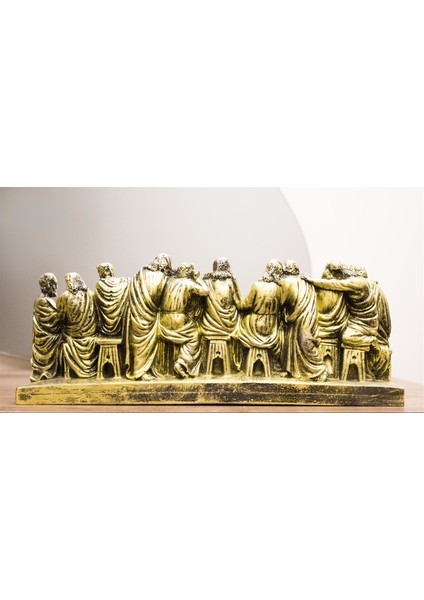Antioch Artdesign Son Akşam Yemeği Tasarım Biblo 31 cm Büyük Boy Ev Dekor Hediyelik Eşya fiyatları