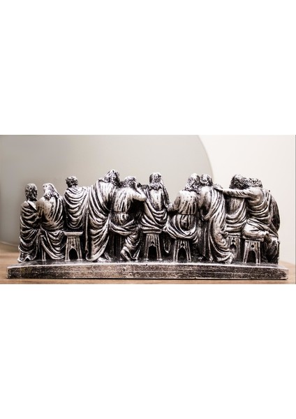 Antioch Artdesign Son Akşam Yemeği Tasarım Biblo 31 cm Büyük Boy Ev Dekor Hediyelik Eşya fiyatları