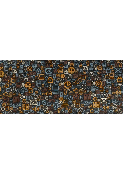 Dokuma Kumaş Kalemlik - Kalem Kutusu 9 x 18,5 cm