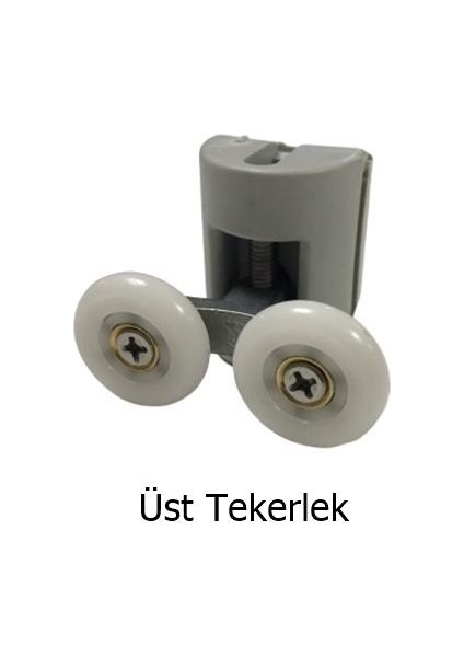Duşakabin Tekerleği 4 Lü Set Teker Çapı 22 mm