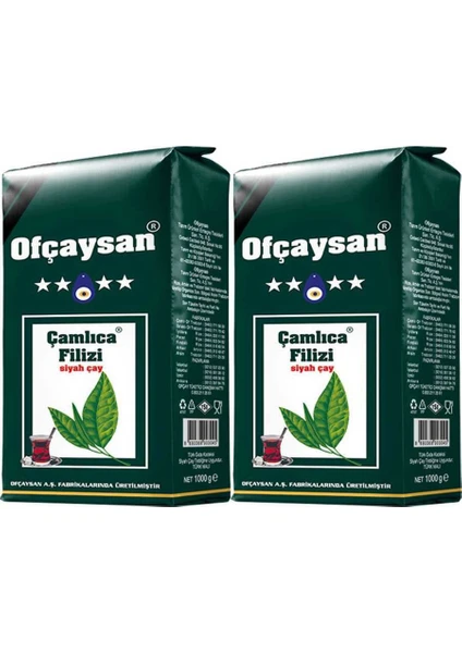 Çamlıca Filizi Çayı 1 kg x 2 Paket