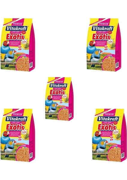 Premium Menü Vital Egzotik Finç Kuş Yemi 500GR 5 Adet
