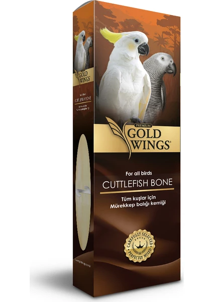 Gold Wings Premium Mürekkep Balığı Kalamar Kemiği Büyük Boy