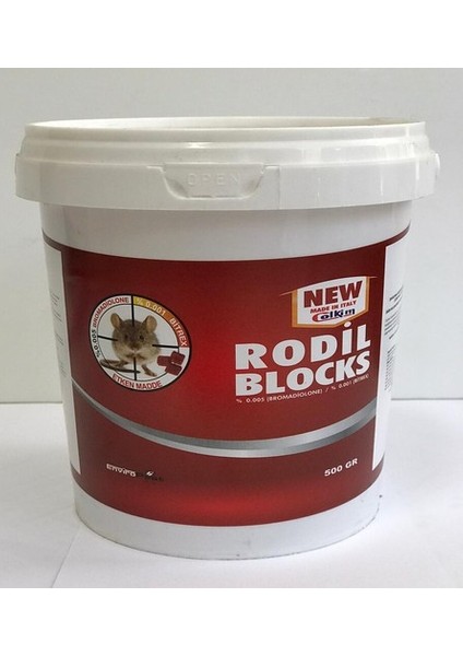 Fare İlaçı Mum Blok 500 gr Rodil Blocks