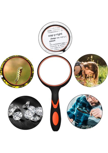 Masaüstü Ledli Aydınlatma 6x - 2x Büyütme Büyüteç 45 cm - Model No AL2490 Beyaz fiyatları