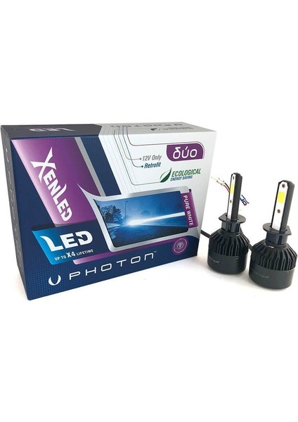 Renault Clio 4 Uzun Far Şimşek Etkili LED Photon Duo