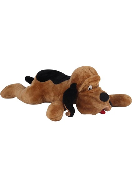 Bambi Toys Yatan Şapşal Köpek Kahve Peluş 80 cm