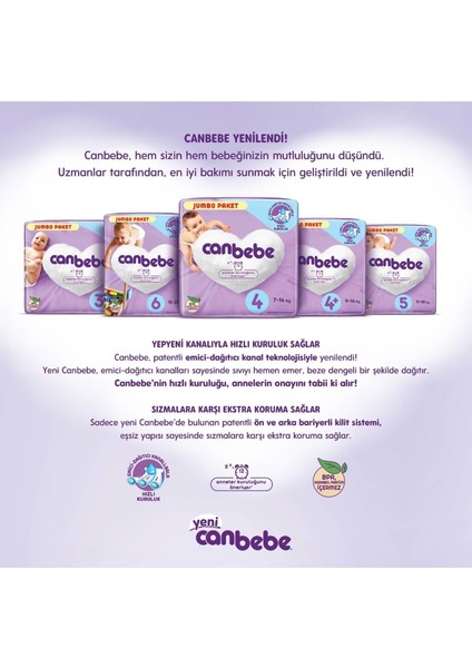 Bebek Bezi Beden:4+ (9-16kg) Maxi Plus 200 Adet Avantaj Fırsat Pk