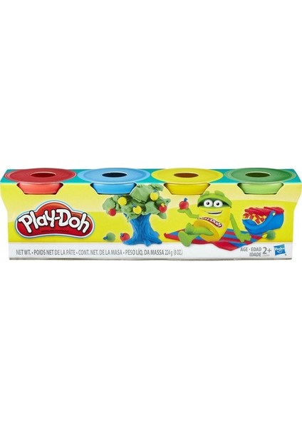 Play Doh Oyun Hamuru 4'lü 448 Gram x 2 Paket + Fatih 36 Parça Harfler ve Sayılar Kalıp Seti