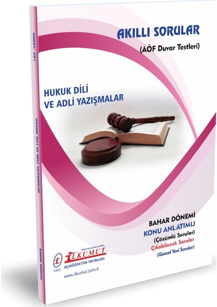 İlkumut Yayınları - Hukuk Dili ve Adli Yazışmalar