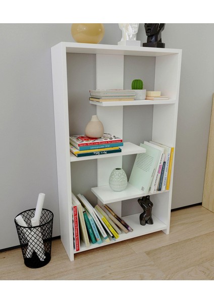 Kitaplık Dekoratif 4 Raflı Kitaplık modelleri