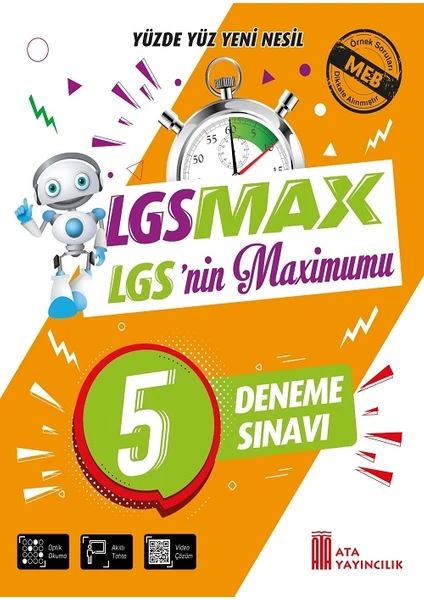 Ata Yayıncılık LGS Max 5'Li Deneme