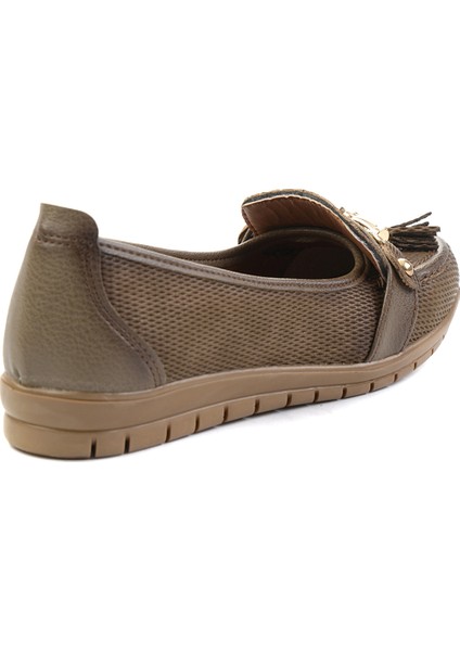 Vizon Kadın Loafer Ayakkabı