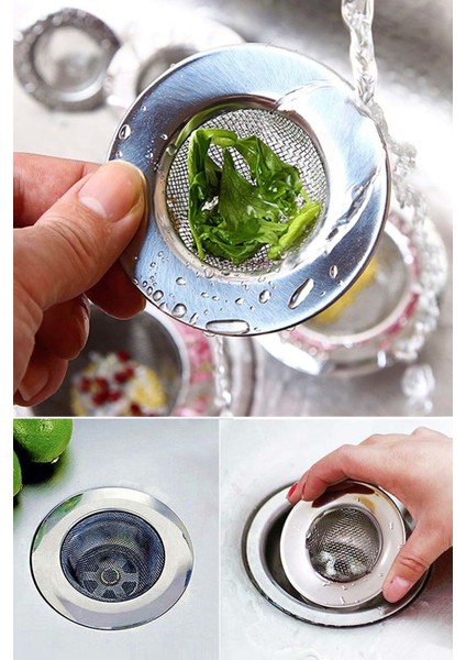 Paslanmaz Çelik Lavabo Süzgeci
