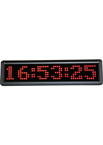 Dolunay LED Dijital LED Saat Dotmatrix 10CM x 38CM