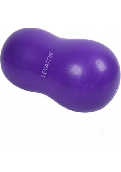 Fıstık Pilates Topu 90X45 cm Mor + Pompa