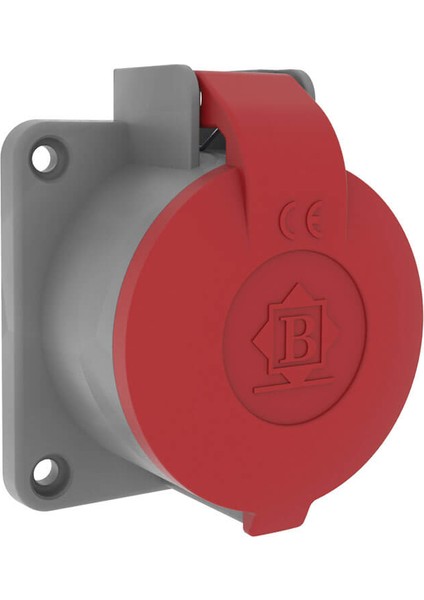 Kauçuk Priz Ip44 32A Makine 3P+E