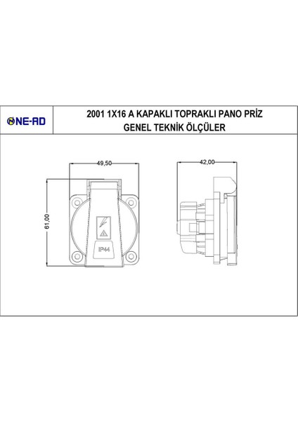 Nead 1*16A Pano Prizi