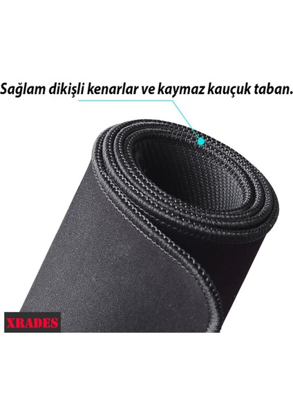 Xrades ofis Üçgen 70X30 cm Xl Gamings Oyuncu Mousepad