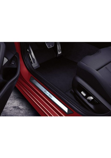 Fiat Doblo Krom Kapı Eşik Koruması Black Edition 2006-2010 2 Parça