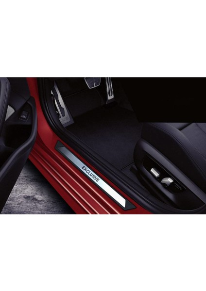 Fiat 500 C Krom Kapı Eşik Koruması Exclusive 2015 Üzeri 2 Parça modelleri