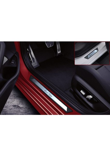 Honda Civic 7 Krom Kapı Eşik Koruması Black Edition 2001-2006 4 Parça modelleri