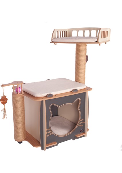 xl Happy Yataklı Kedi Evi - Kedi Tırmalaması modelleri