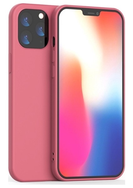 Apple İphone 12Apple İphone 12 Pro 6.1 Liquid Silicone Lansman Soft Silikon Kılıf Al32624 Bordo