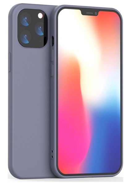 Apple İphone 12Apple İphone 12 Pro 6.1 Liquid Silicone Lansman Soft Silikon Kılıf Al32624 Koyu Mavi