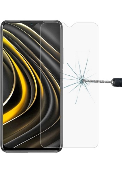 Xiaomi Poco M3 Tempered Cam Ekran Koruyucu Al33608 Şeffaf fiyatları
