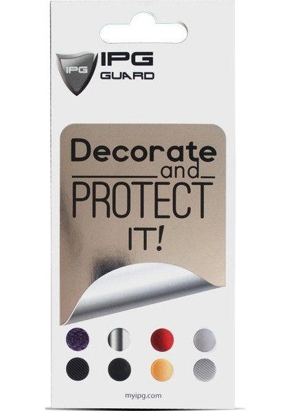 Samsung Galaxy S10 Plus Dekoratif Arka Koruma Sticker Metallik Pembe