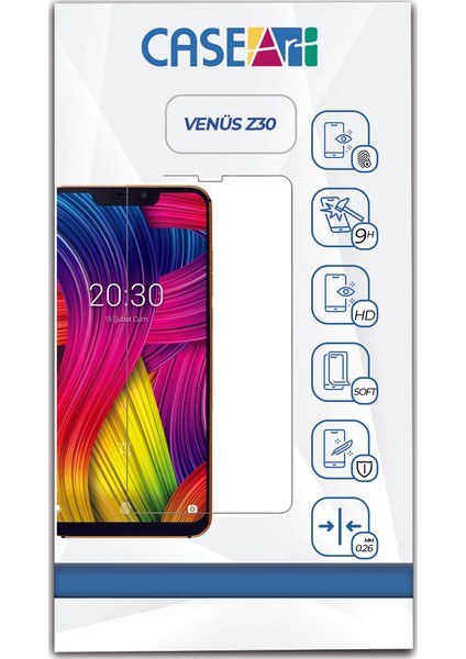 Vestel Venüs Z30 Temperli Ekran Koruyucu Cam Şeffaf fiyatları