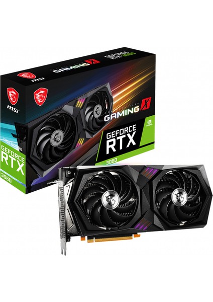 VGA GeForce RTX 3060 Gaming X (OC) 12GB 192Bit GDDR6 PCI-Express x16 Ekran Kartı (RTX3060)